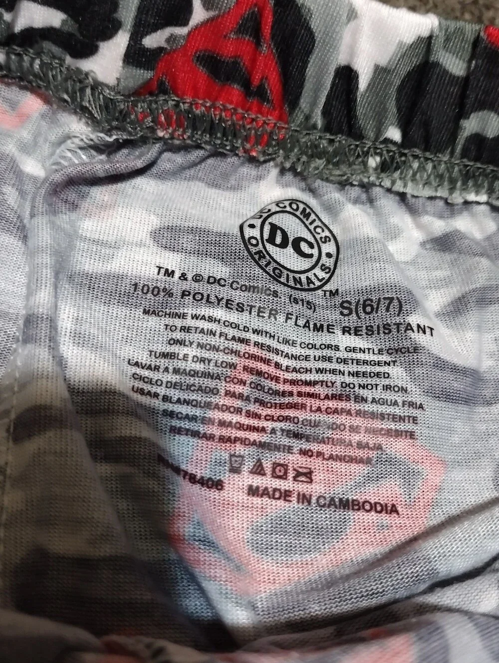 DC Comics Superman Boys Shorts Size S (6/7)